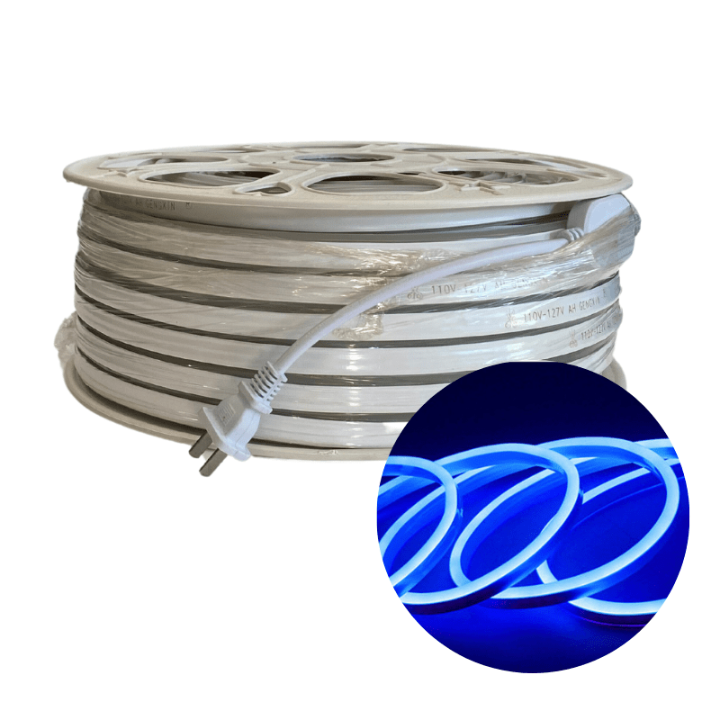 Metro Manguera Neon LED AZUL6W 110V Resitente Al Agua S.L - Wattko